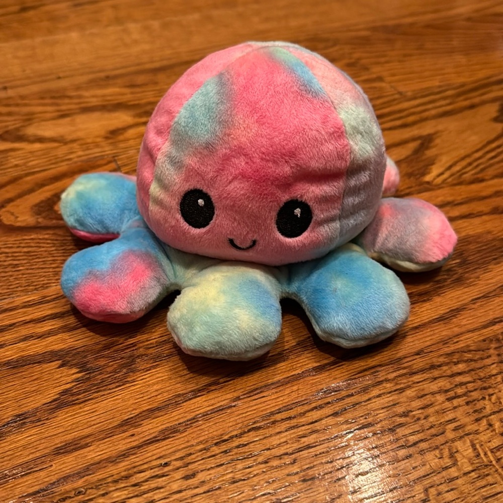 Reversible Octopus Mood Plushie